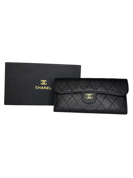 Chanel women long wallet