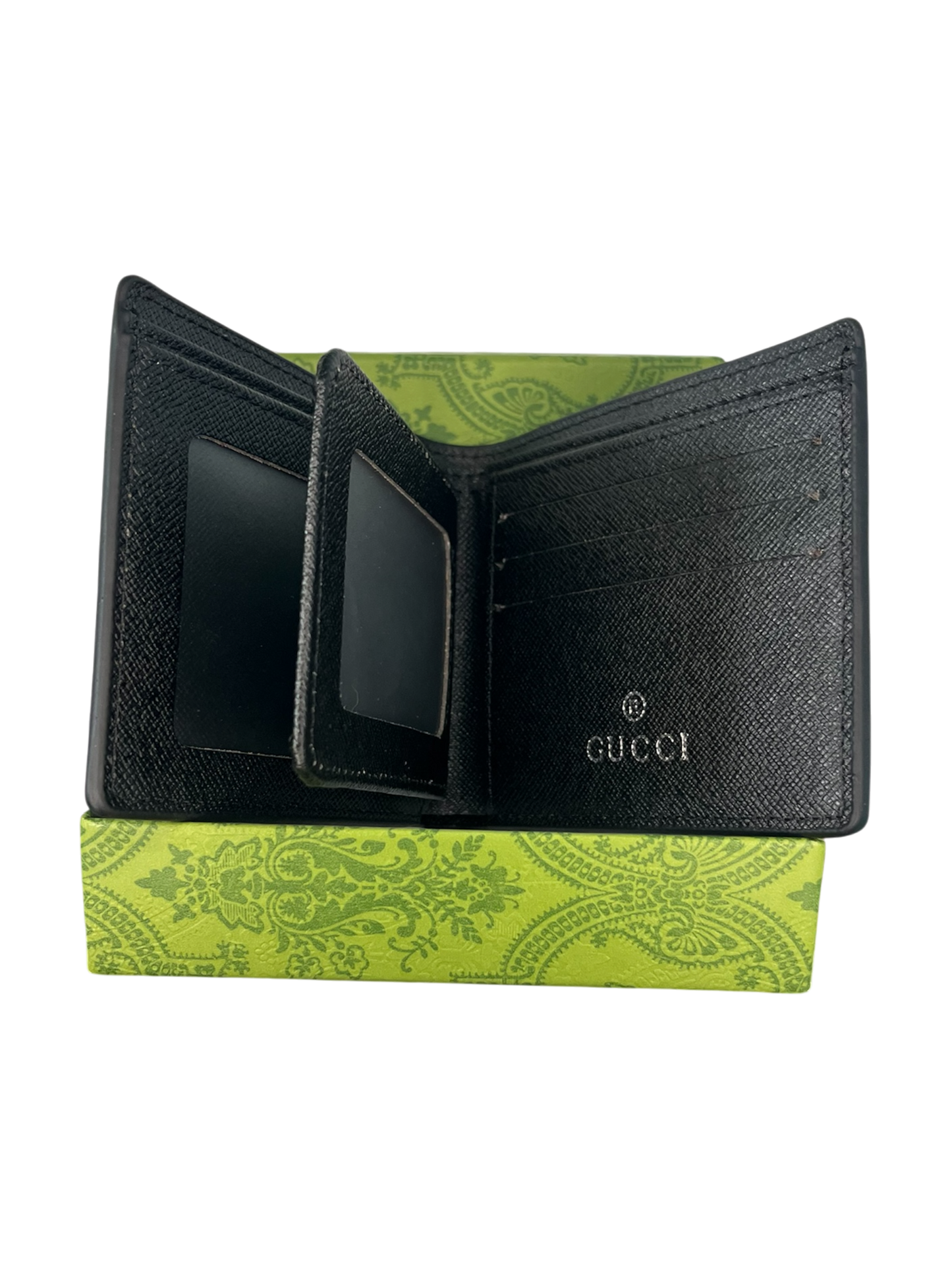 Gucci black snake wallet