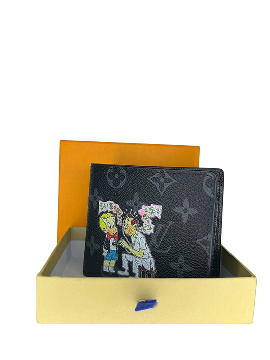 Custom Louis Vuitton wallet black